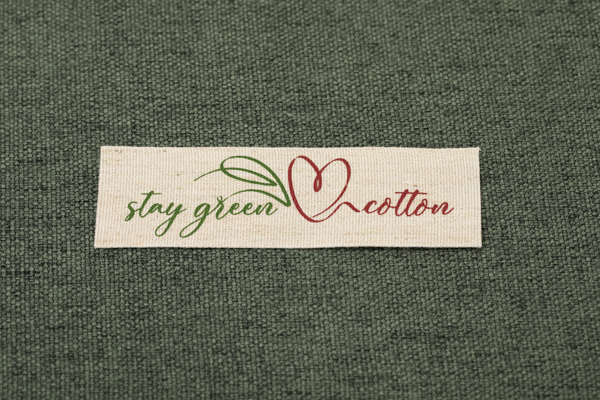 Etiqueta confección textil moda